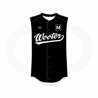 Lightweight Sleeveless Button-Down Baseball Jerseys - Sizing Kits
